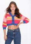Кардиган myMo Cardigan, Pink Multicolor/Pink - фото