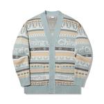 LiNing Джемпер Unisex Stone Blue Gray Jacquard - фото