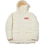 LiNing Унисекс пуховик бежевый, Ecru - фото