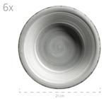 Столичный сервиз lumaca 12 шт Mäser, серый - фото