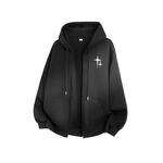 Свитшот унисекс ROBINHOOD, белый с серым меланжем - фото