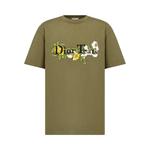 Футболка Dior x Denim Tears Хаки - фото