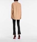 Хлопковая рубашка Wardrobe.NYC, кэмел - фото 3