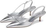 Туфли Stuart Weitzman Tully 50 Slingback, серебряный - фото 6