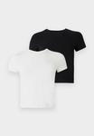 Футболка Pieces PCAMELIA TEE 2-PACK, Black/Bright White/Black - фото 6