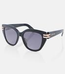 CDior B4I очки с бабочками Dior Eyewear, Shiny Black /Gradient Smoke - фото 4