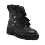 Розовые кожаные ботильоны 148 Liu Jo, черный - фото