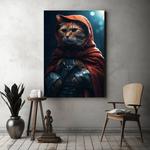 Картина на холсте Hustling Sharks Orange Cape, оранжевый - фото 3