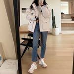 Пуховик унисекс молочно-белый The North Face, белый - фото 4