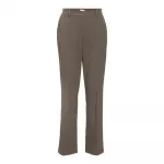 Брюки Object Lisa Straight Fit, коричневый - фото