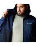 Куртка Columbia Big & Tall Ascender II Hooded Softshell Jacket, темно-синий - фото 6