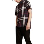 Рубашка мужская темно-синяя Burberry, темно-синий - фото 5