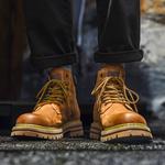 Мужские ботинки Martin желтый Beidouniao - фото 5