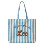 Lee Тканевая сумка шопер, Lemon & White Stripes - фото 2