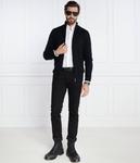 Кардиган мужской Karl Lagerfeld на молнии шерстяной, черный - фото 2