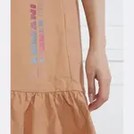 Платье свободного кроя Armani Exchange, бежевый - фото 4