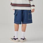 Шорты унисекс джинсовые синие Vision Street Wear - фото 5