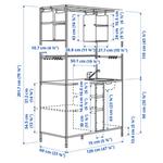 Мини-кухня ÄSPINGE IKEA, 120x60x202 см, пепельный - фото 9
