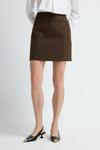 Юбка adL MINI SKIRT, Brown - фото