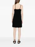 Мини-платье с V-образным вырезом BOMPARD, черный - фото 4