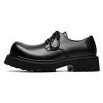 Повседневные туфли мужские черные YEDANI, Черные однослойные туфли - фото