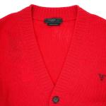 Кардиган Prada Logo Cardigan, Red - фото 3