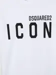 Футболка с логотипом DSQUARED2 KIDS, белый - фото 3