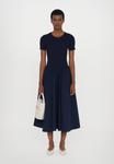 Платье STAUD YSABEL DRESS, Navy/Dark Blue - фото 2
