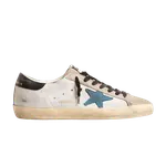 Кроссовки Golden Goose Superstar 'White Light Blue Black', белый - фото