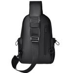 Warrior PU Слинг-сумка Regular Мужская Черная, Крутой Черный [Вместительная слинг-сумка] - фото 4