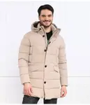 Куртка Parker 22 Parka Down Regular fit Hetrego, бежевый - фото 3