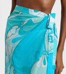 Хлопковый пляжный кардиган орхидея Pucci, Turquoise - фото 4