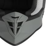 Мотокроссовый шлем Acerbis linear solid, Gray Matt - фото 4