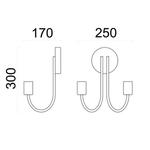 Настенный светильник Lumicom Classic, красный - фото 3