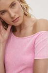 Футболка Answear Lab, розовый - фото 5