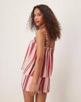 Топ-трапеция ASOS DESIGN в розовую полоску - фото 4