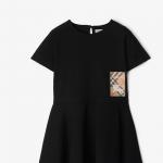 Детское платье Burberry, черный - фото 7