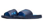Шлепанцы и сланцы Nike Benassi Solarsoft Slide Sports Slippers Black Blue - фото 3