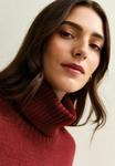Платье New Look MIDWEIGHT ROLL NECK MINI, Dark Red - фото 4