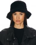 Пушистая Панама Saint Laurent, черный - фото 2