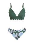 Бикини Cupshe, зеленый - фото