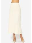 Юбка длиной до колена SASSYCLASSY, кремовый - фото 3