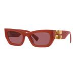Прямоугольные солнцезащитные очки MIU MIU - фото