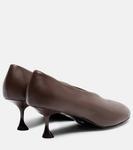 Кожаные балетки tee Proenza Schouler, Mahogany - фото 2