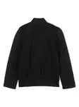 Бомбер на молнии с нашивкой-логотипом Balmain Kids, черный - фото 2