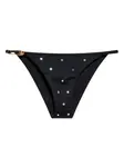 Плавки бикини с кристаллами VERSACE, черный - фото