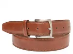 Ремень Double Stitched Men's Belt Vince Camuto, коричневый - фото