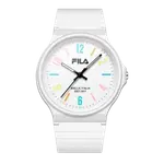 FILA Часы Wrist Watch Quartz Movement Silicone Strap White Dial Unisex, [Black White]6641-002 - фото 2