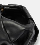 Розовый кожаный клатч Burberry, черный - фото 3