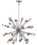 Регулируемая люстра Starburst Safavieh, chrome - фото